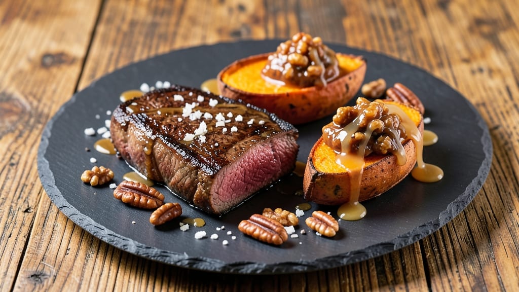 Steak 48 Praline Sweet Potato Recipe: Sweet-Savory Crunch Over Creamy Centers