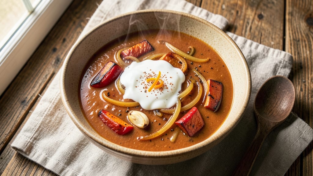 Sweet Potato Red Pepper Soup Recipe: Velvety Spice and Smoky Depth