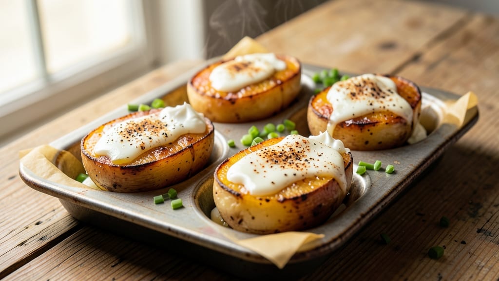 Baked Potato in Muffin Tin Recipe: Crispy Edges, Buttery Centers
