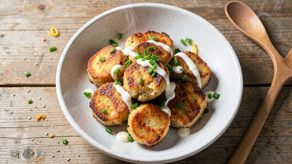 Vegan Potato Fritters Recipe: Golden-Crusted Crunch Without Oil