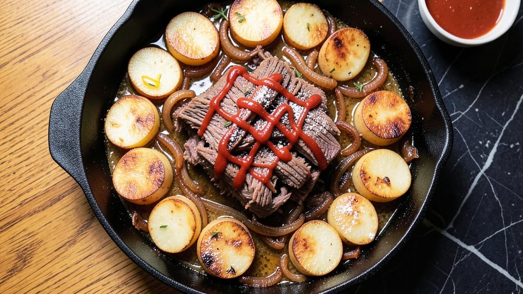 Amish Beef and Potato Casserole Recipe: One-Pan Heartiness With Caramelized Onions