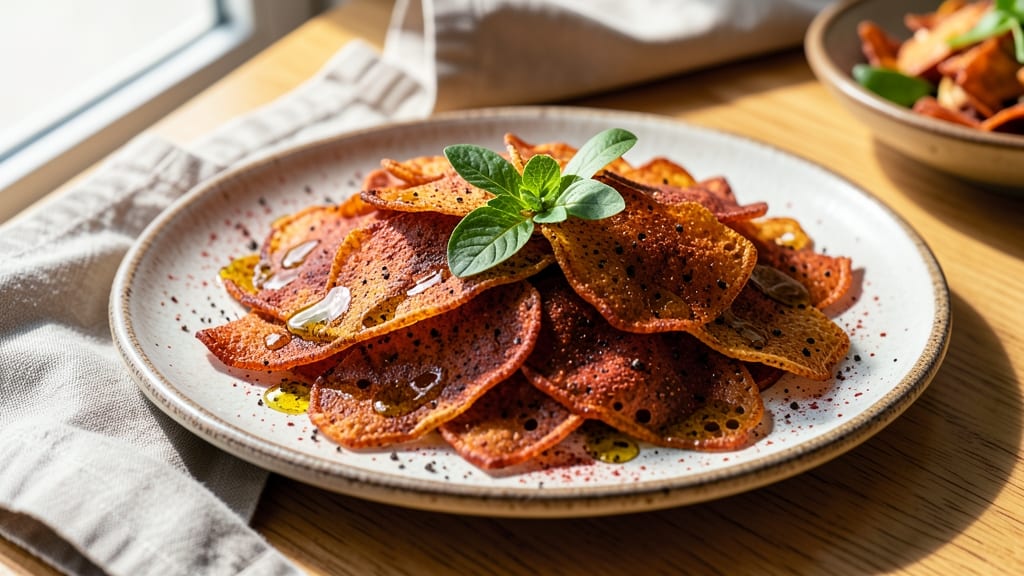 Sweet Potato Flakes Recipe: Crispy Celery Crown Over Warm Spiced Roast