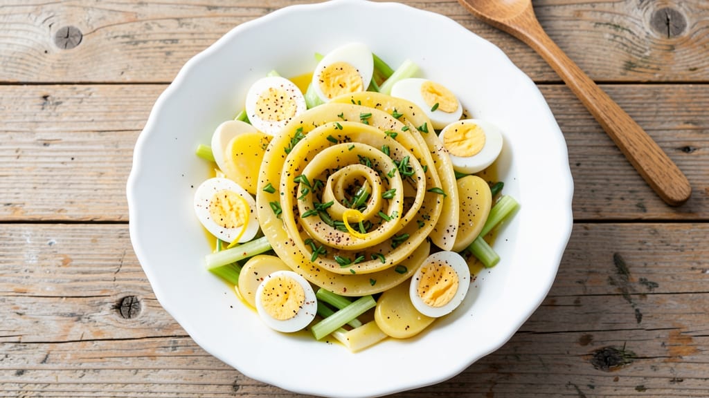 Barbados Potato Salad Recipe: Nutmeg-Kissed Celery Crown Crunch