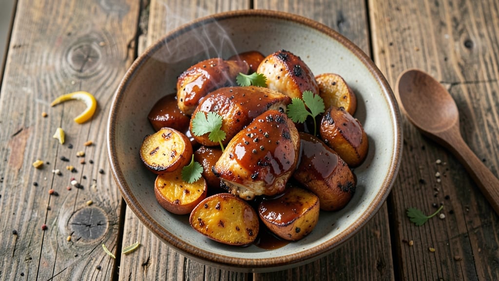 Bbq Chicken Sweet Potato Recipe: Smoky-Sweet One-Pan Masterpiece