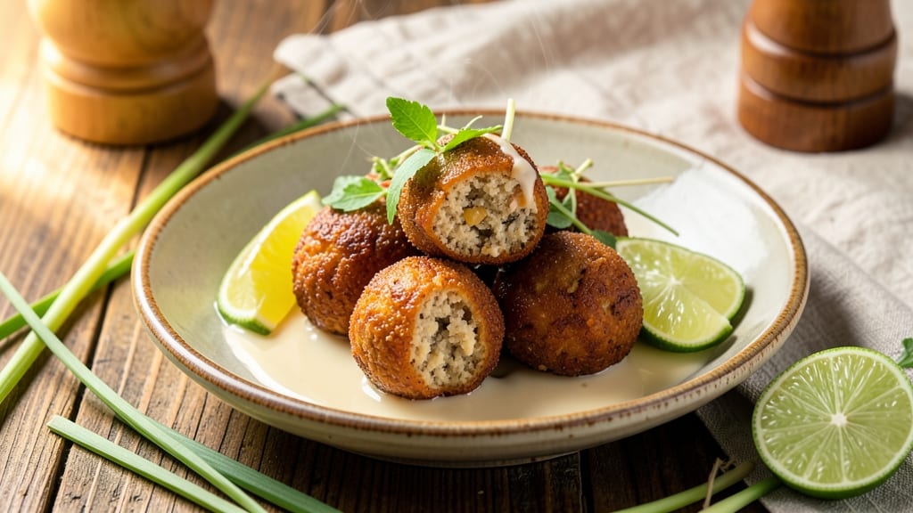 Thai Sweet Potato Balls Recipe: Crispy-Crusted Bites with Peanut Butter Dip Magic