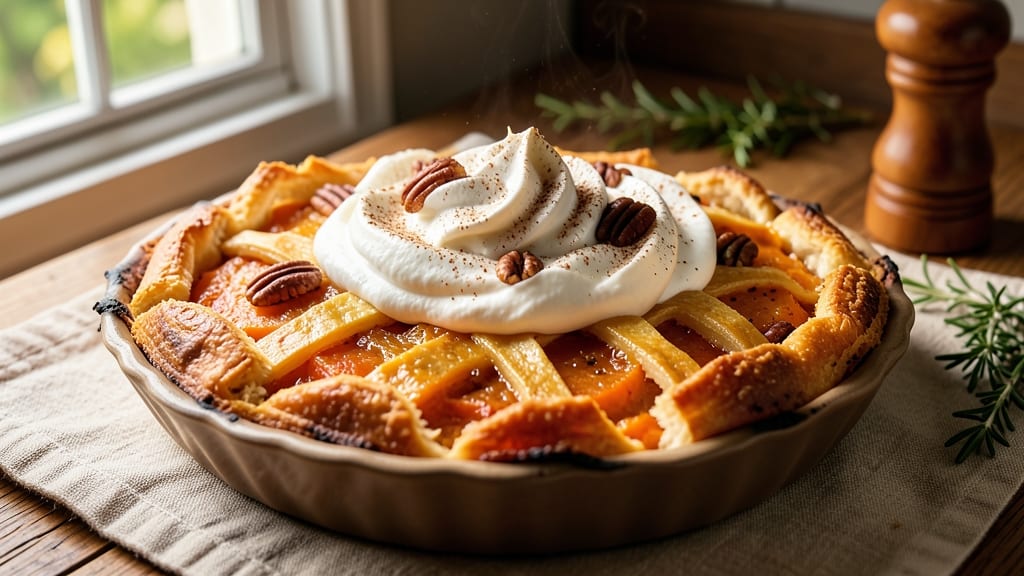 Ultimate Sweet Potato Pie Recipe: Nutmeg-Infused Custard With Crisp Celery Crown