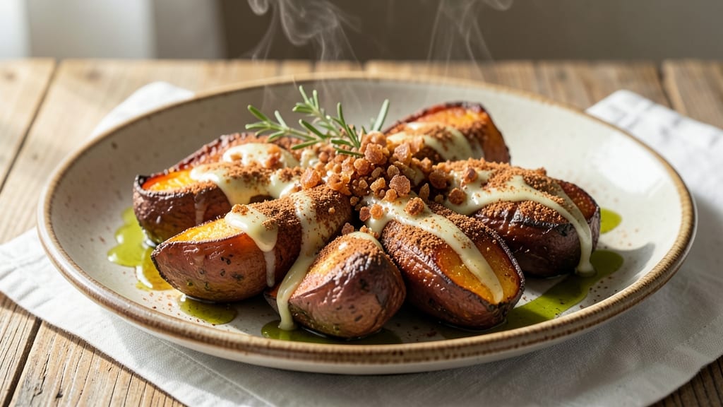 Sweet Potato Cinnamon Brown Sugar Butter Recipe: Warm Spiced Roast With Caramelized Edges