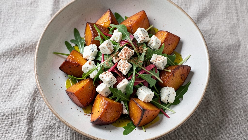 Sweet Potato and Feta Salad Recipe: Roasted Sweetness Meets Salty Crunch