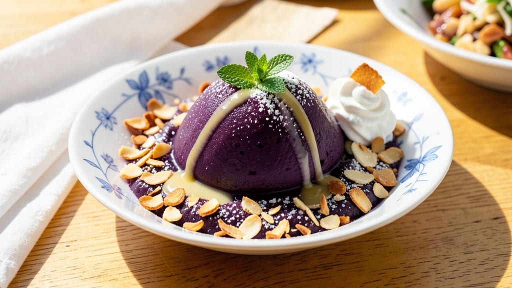 Sweet Potato Recipe Philippines: Coconut-Ube Halaya With Crunchy Topping