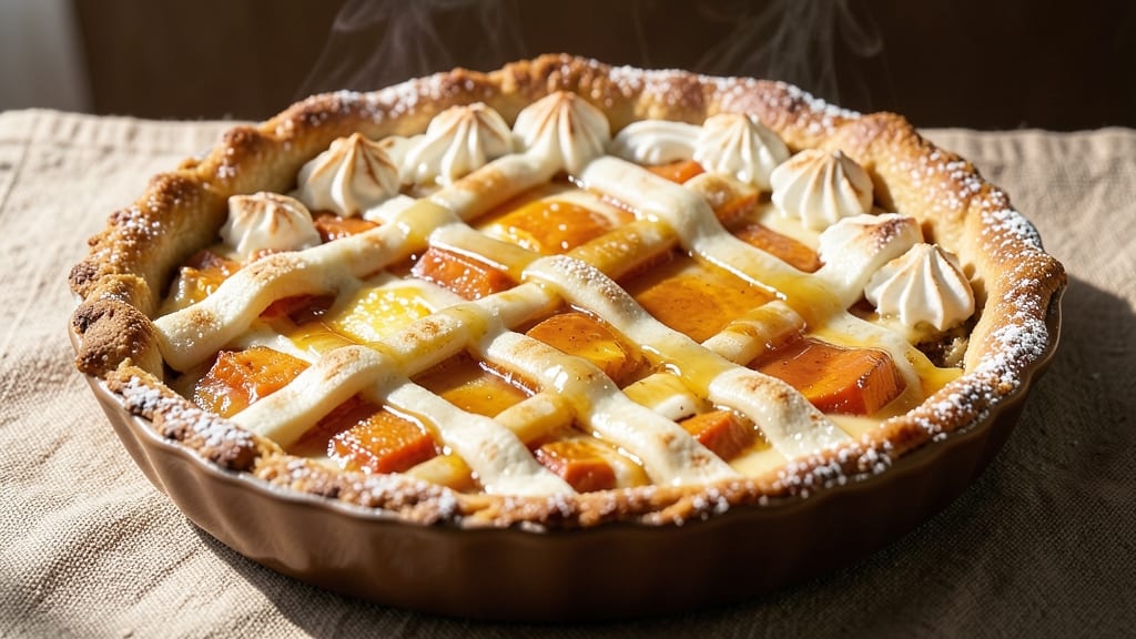 Thick Sweet Potato Pie Recipe: Spiced Roast with Caramelized Topping Magic