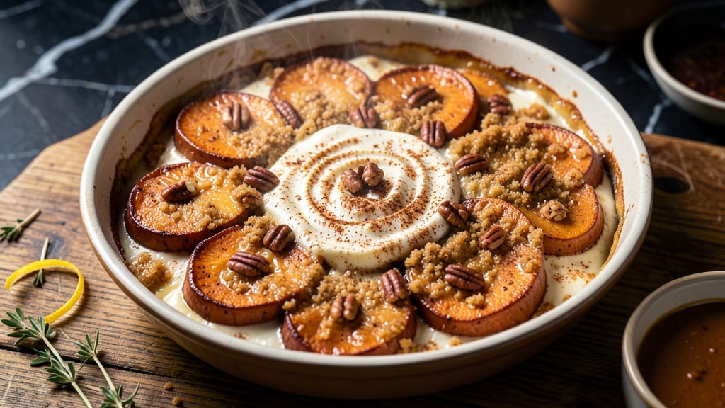 Trader Joe's Sweet Potato Casserole Recipe: Celery Crown Crunch Meets Nutmeg-Kissed Cream