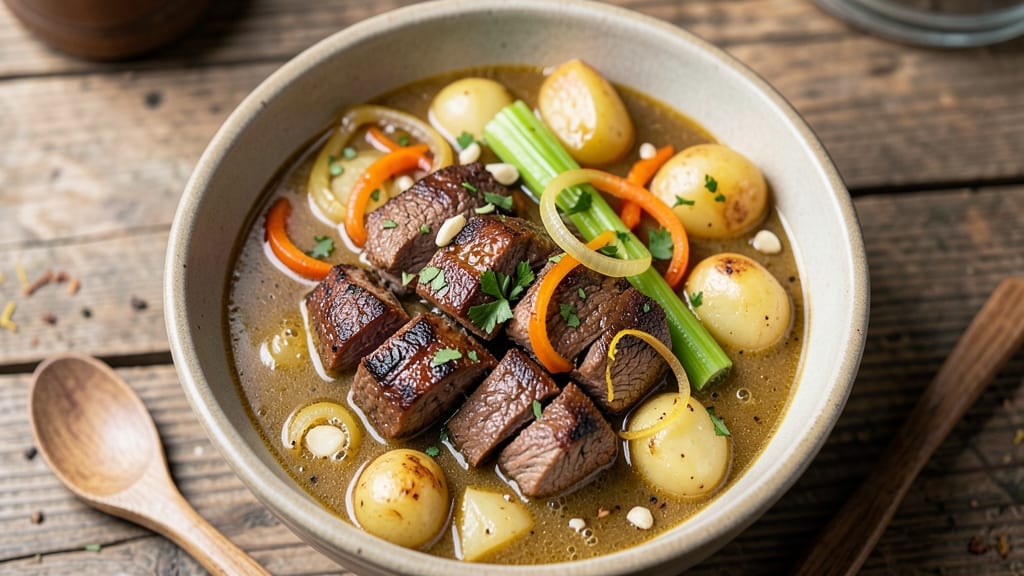 Steak and Potato Soup Crock Pot Recipe: Slow-Cooked Richness With Tender Meat