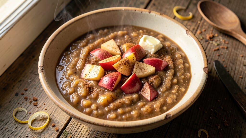 Apple and Potato Porridge 17th Century Recipe: Rustic Spice Harmony in One Pot