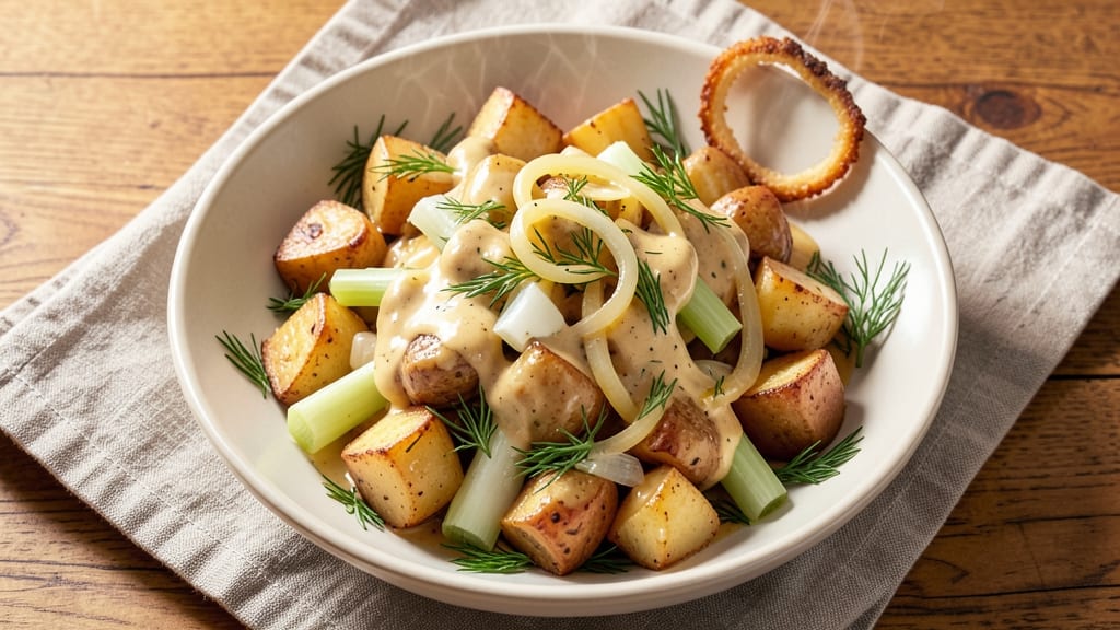 Joeys Warm Potato Salad Recipe Reddit: Reddit-Favorite Celery Crown Crunch Without Mayo