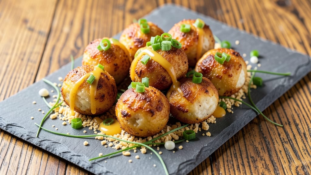 Baked Potato Cheese Balls Recipe: Golden Crunch Meets Melty Cheese Bliss
