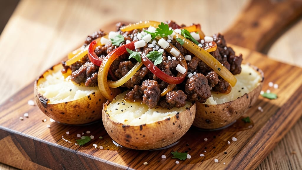 Baked Potato Beef Recipe: Crispy Top, Juicy Meat, One-Pan Magic
