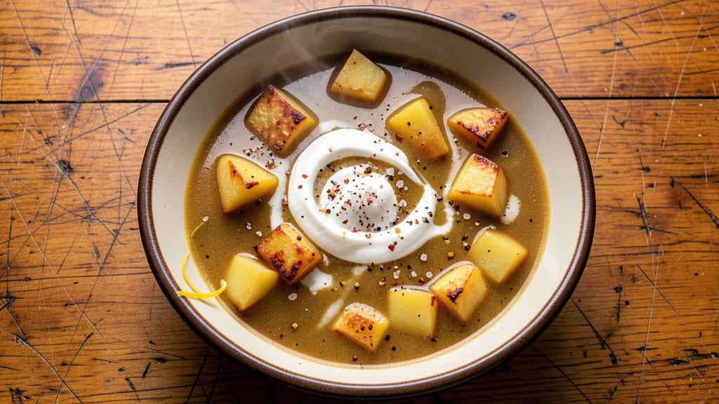 5-Ingredient Potato Soup Recipe: Ultra-Creamy Velvety Texture in 20 Minutes