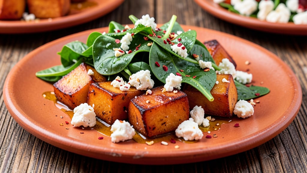 Sweet Potato Spinach Feta Recipe: Crispy Roasted Edges and Creamy Feta Swirl