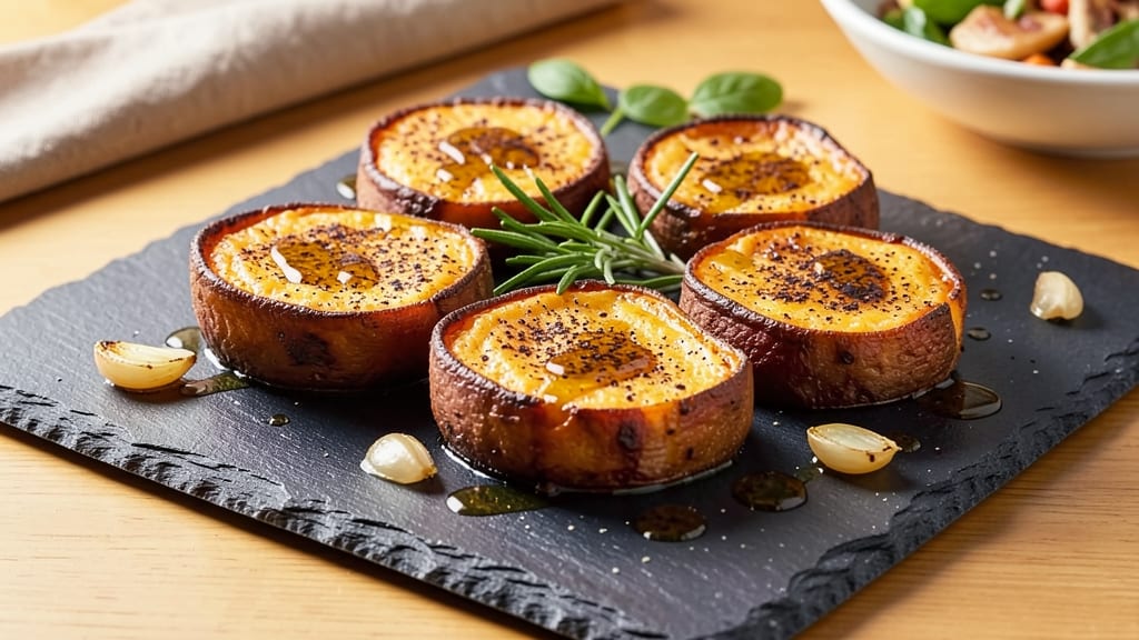Baked Sweet Potato Medallions Recipe: Crispy Edges and Caramelized Sweetness