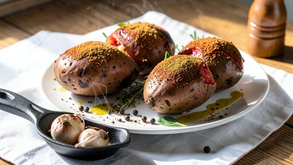 Baked Sweet Potato Dinner Recipe: Smoky Paprika Crust With Caramelized Centers