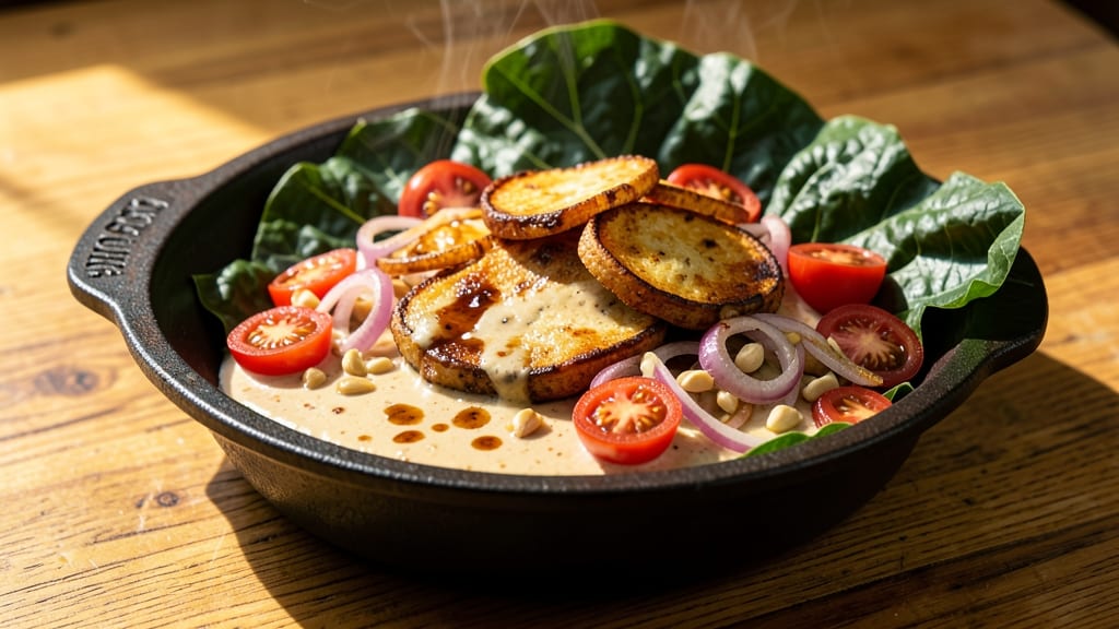 Sweet Potato Leaves African Recipe: Smoky Garlic and Peanut Butter Magic