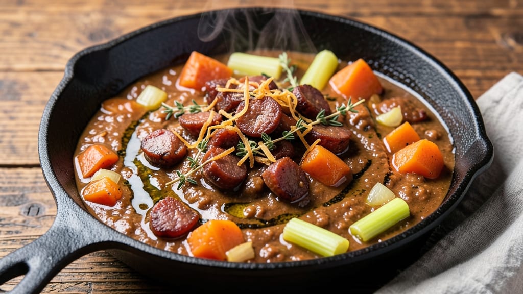 Sweet Potato Gumbo Recipe: Smoky Roux Magic with Hearty Vegetables