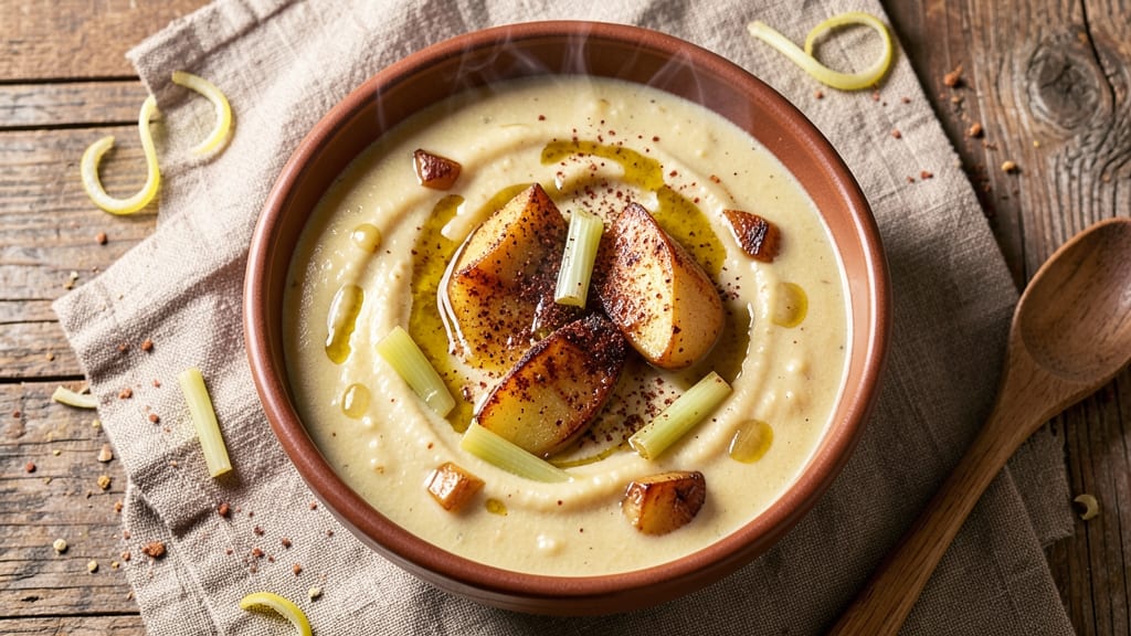 Baked Potato Soup Recipe Without Sour Cream: Silky Onion and Celery Base