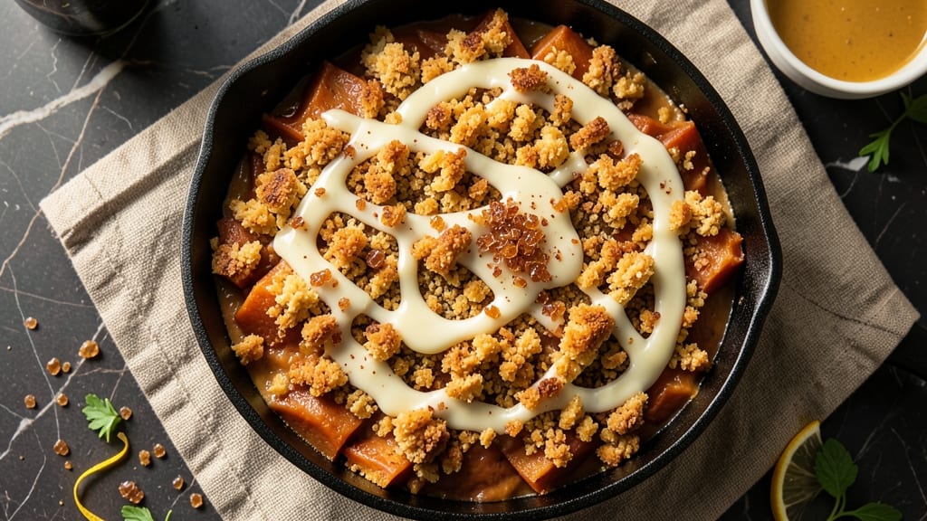 Sweet Potato Casserole Streusel Recipe: Nutmeg-Infused Crunch Over Creamy Spice Bliss