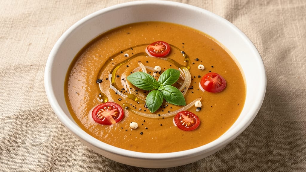 Sweet Potato and Tomato Soup Recipe: Smoky Roasted Depth and Velvety Smoothness