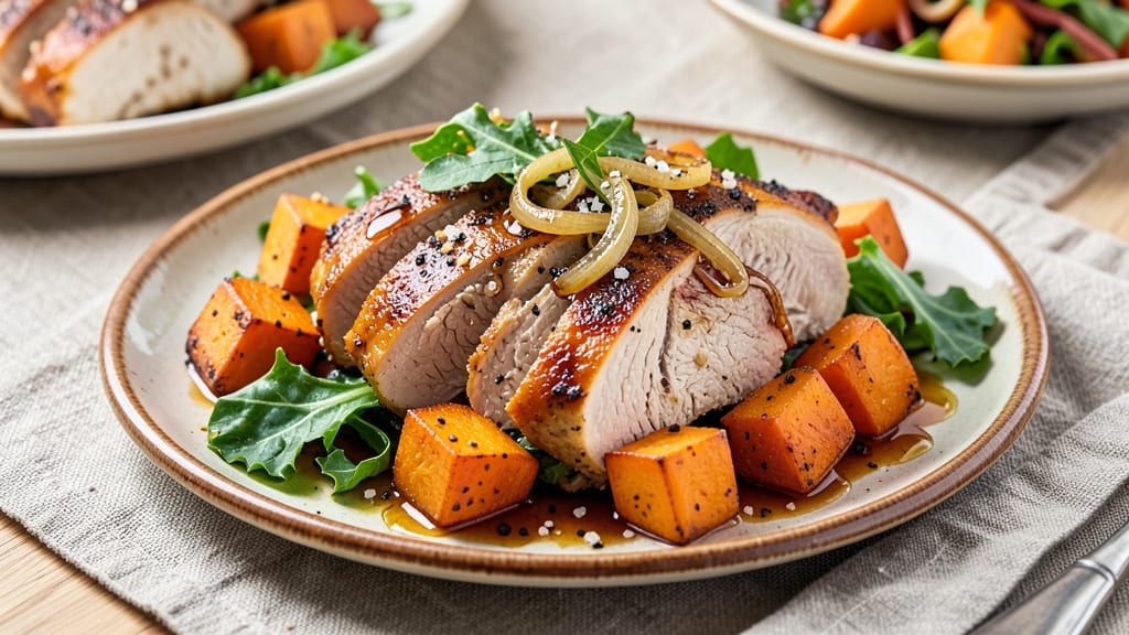 Turkey Kale Sweet Potato Recipe: Roasted Trio With Caramelized Sweetness and Crispy Edges