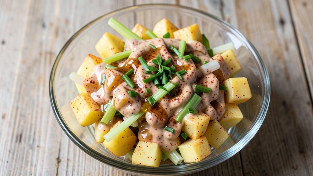 BBQ Restaurant-Style Potato Salad Recipe: Smoky Paprika and Mustard Dressing Magic