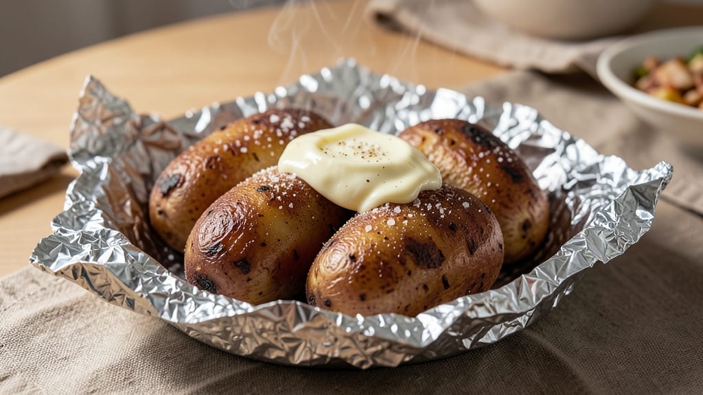 Baked Potato in Oven Recipe in Foil: Crispy Skin and Fluffy Insides Guaranteed