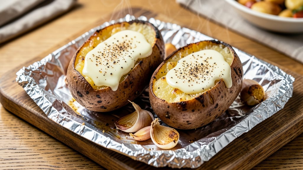 Aluminum Foil Baked Potato Recipe: Crispy Skin, Fluffy Interiors Without Oven Stress