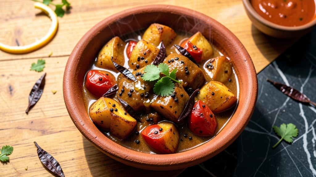 Andhra Potato Curry Recipe: Spiced South Indian Heat With Tangy Tamarind Twist