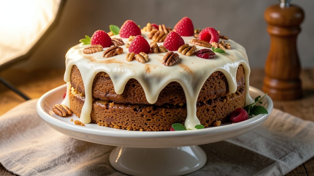 Sweet Potato Cheesecake Recipe: Spiced Roast Swirl and Crispy Celery Crown