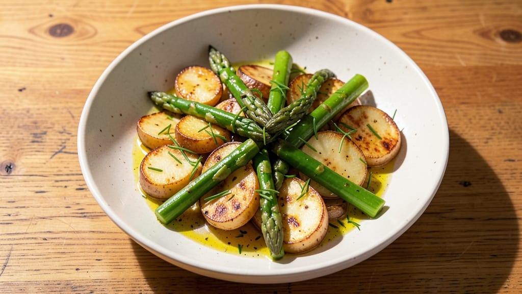 Asparagus and Potato Salad Recipe: Crisp-Topped Freshness Without Mayo