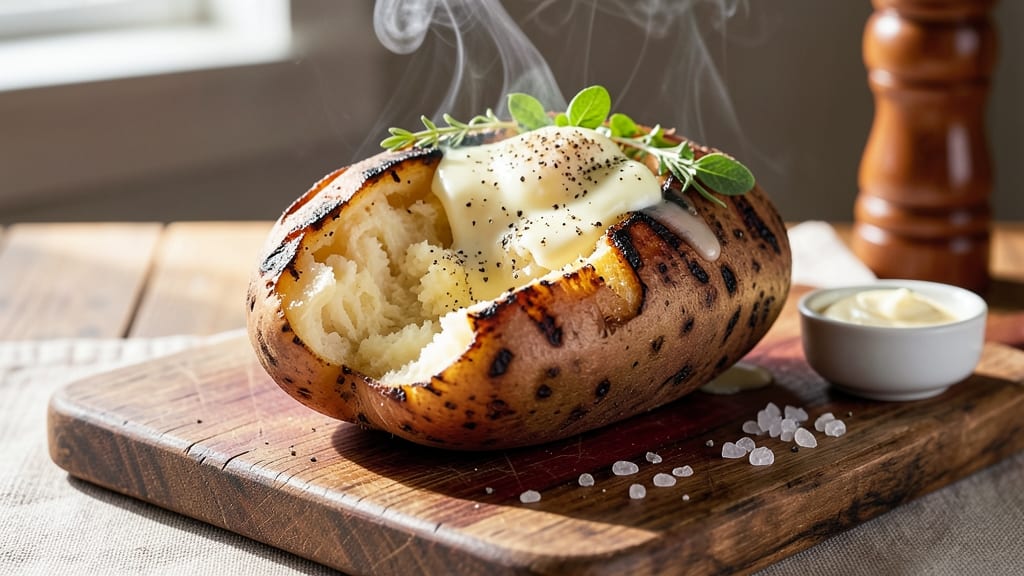 Baked Potato on Gas Grill Recipe: Charred Skin and Fluffy Interiors Mastered