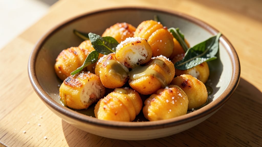 Antoni Porowski's Sweet Potato Gnocchi Recipe: Pillowy Clouds With Nutmeg-Kissed Crunch