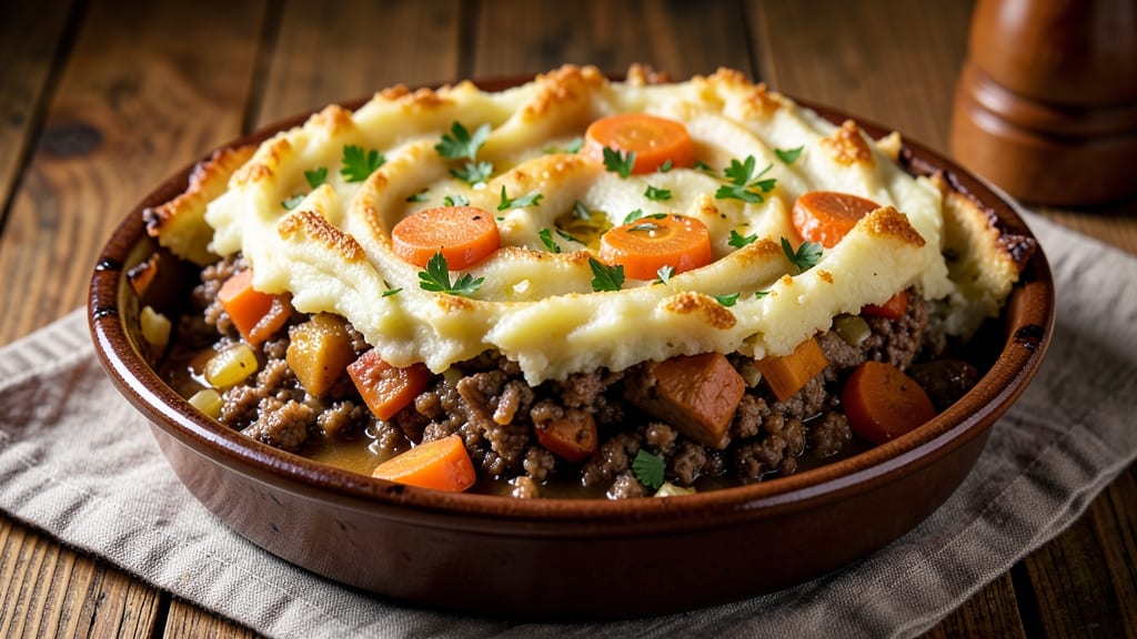 Turkey Sweet Potato Shepherd's Pie Recipe: Crispy Top, Savory-Sweet Filling Magic