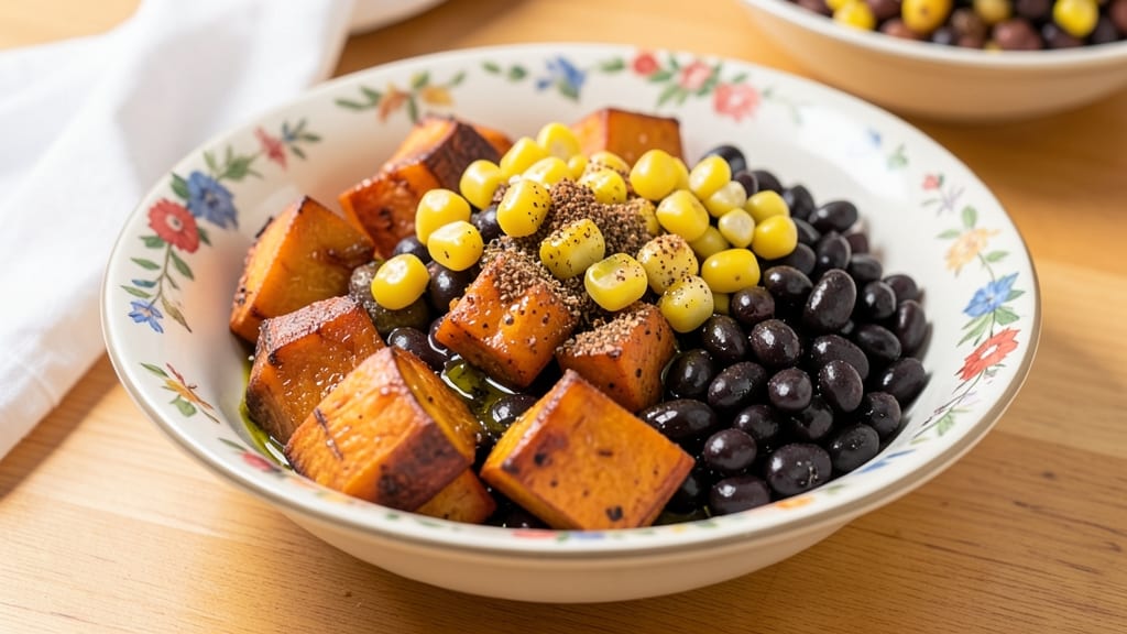 Sweet Potato, Black Beans, and Corn Recipe: Smoky Cumin and Lime One-Pan Magic