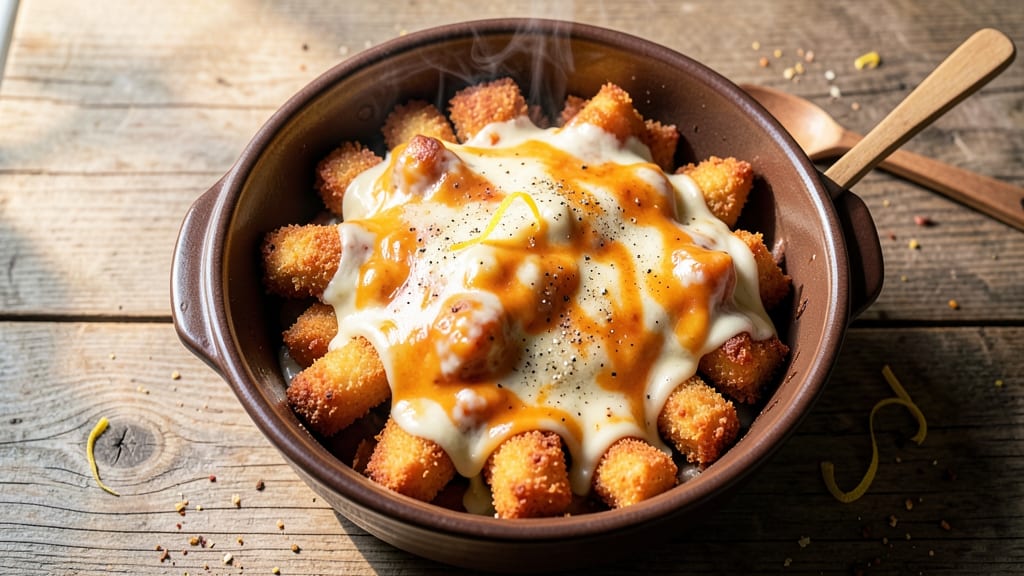 Tater Tot Cheesy Potato Crock Pot Recipe: Crispy Edges and Melty Cheese Magic