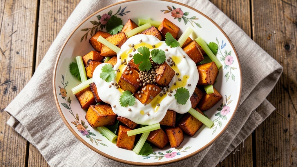 Sweet Potato Salad Recipe Indian: Warm Spiced Roast With Celery Crunch