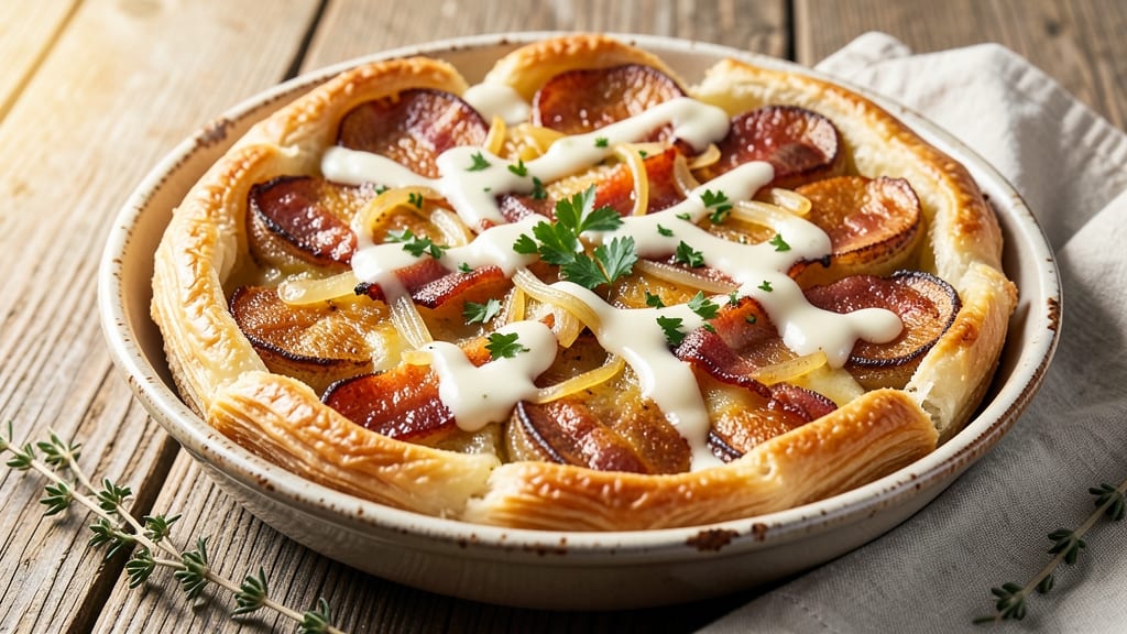 Bacon Potato Tart Recipe: Crispy Top, Smoky Filling, One-Pan Magic