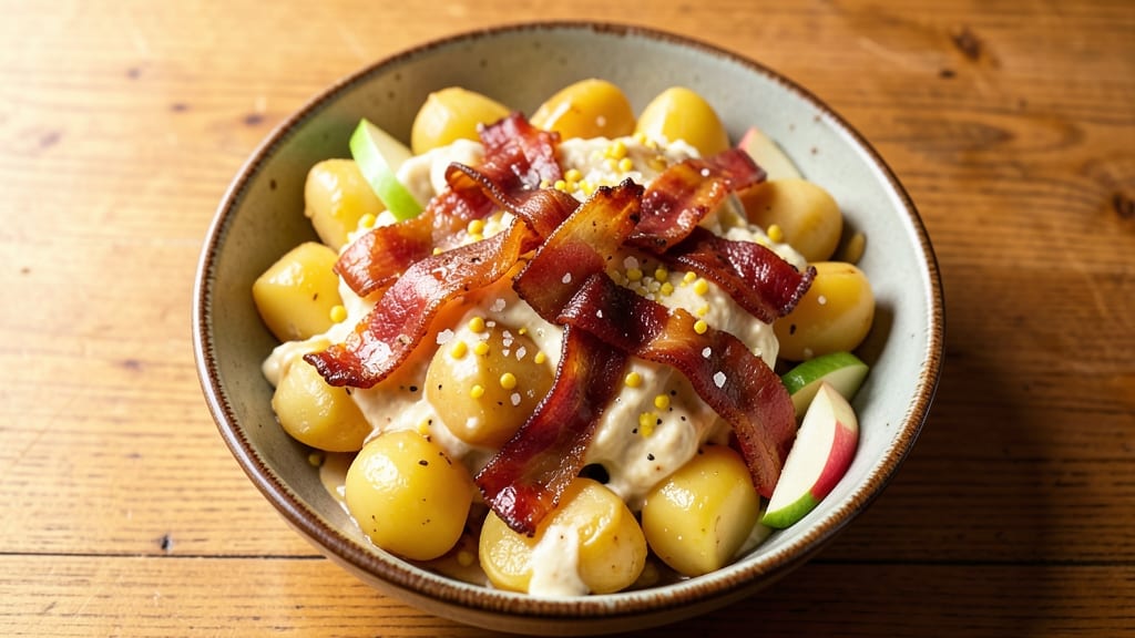 Sweet German Potato Salad Recipe: Warm Mustard-Vinegar Crunch Without Mayo