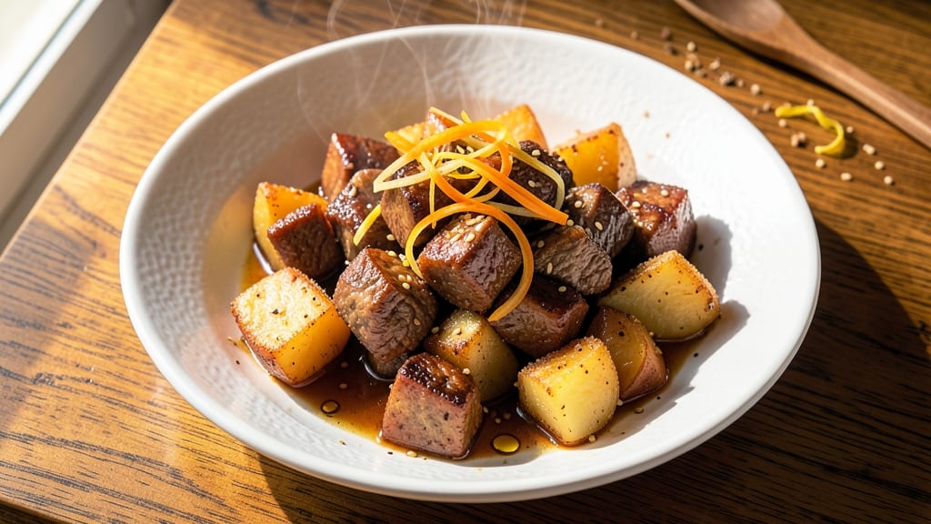 Beef and Potato Stir Fry Recipe: Wok-Seared Crispy Edges and Tender Bites