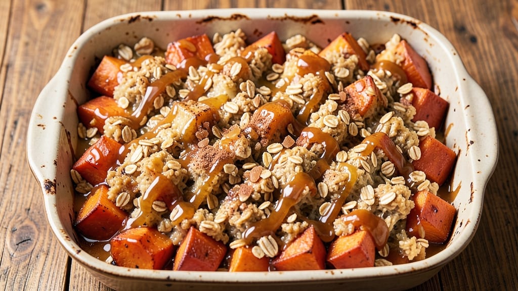 Sweet Potato Casserole Recipe With Oats: Crunchy Topping Meets Spiced Comfort