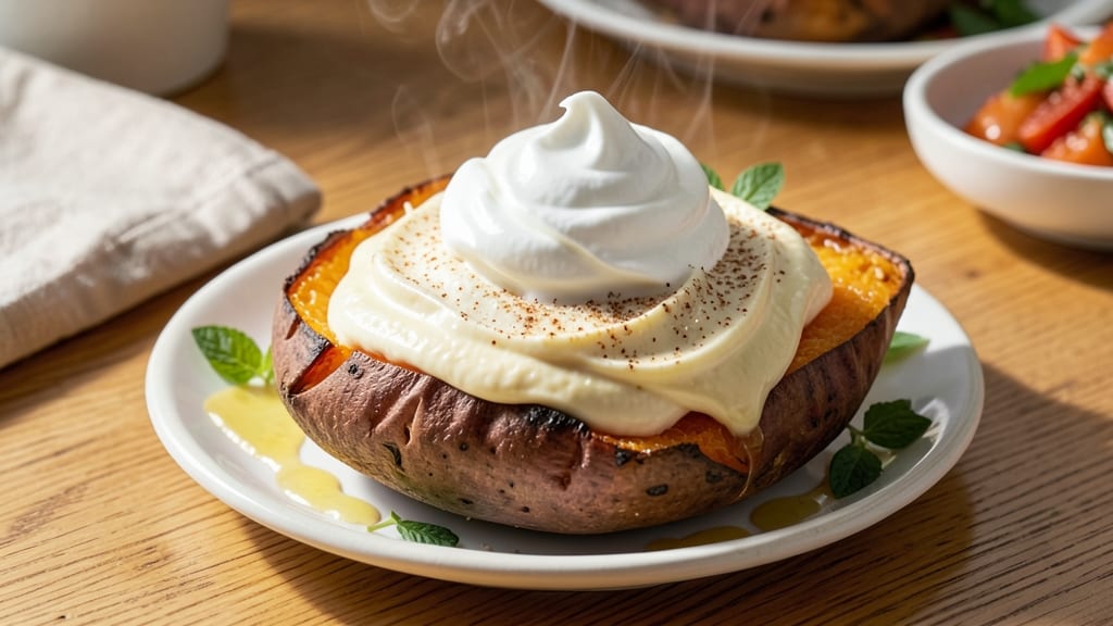 Best Baked Sweet Potato Dessert Recipe Ever: Nutmeg-Infused Cream Cheese Bliss