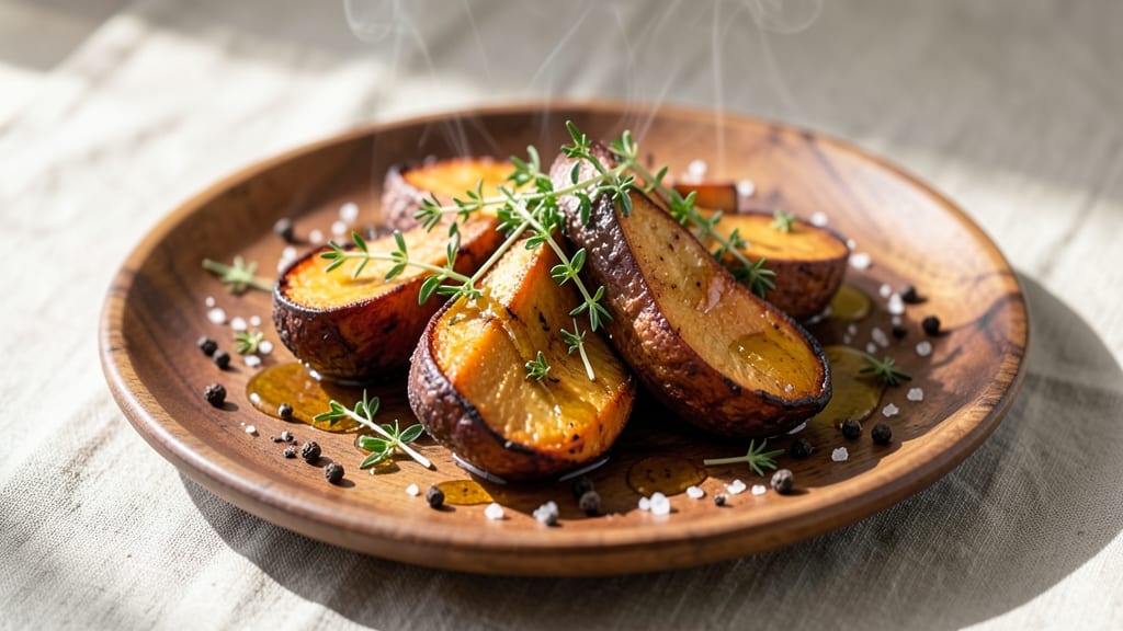 Sweet Potato Thyme Recipe: Earthy Roasted Crunch With Fragrant Herbs