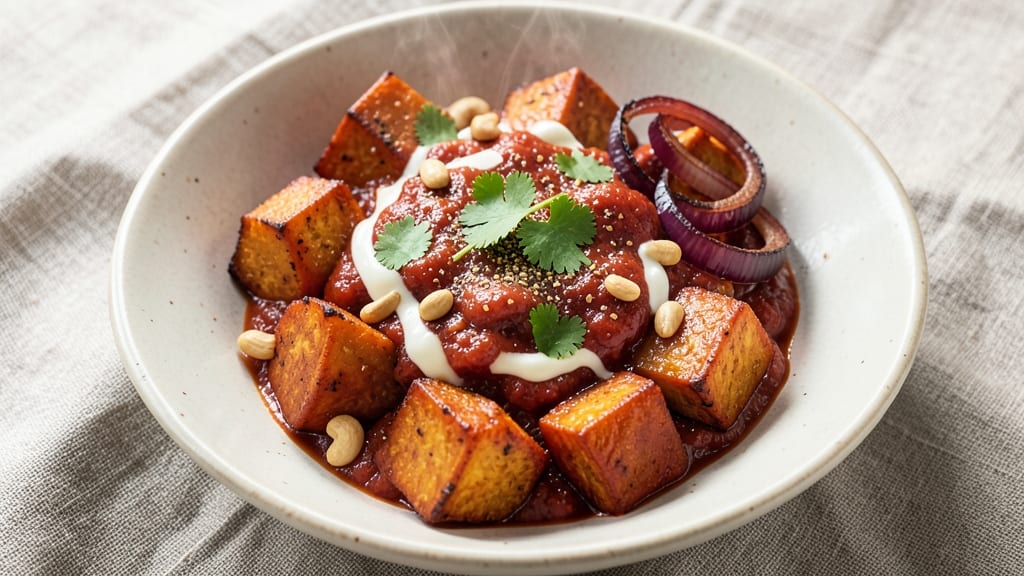 Sweet Potato Tikka Masala Recipe: Smoky Yogurt Marinade Meets Caramelized Sweetness