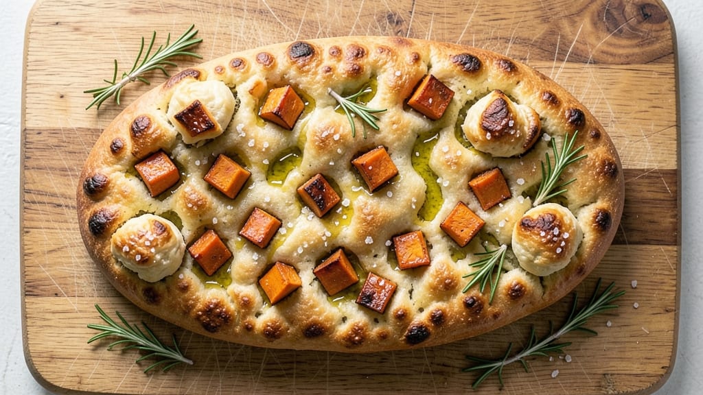 Sweet Potato Focaccia Recipe: Caramelized Topping Meets Fluffy Bread Magic